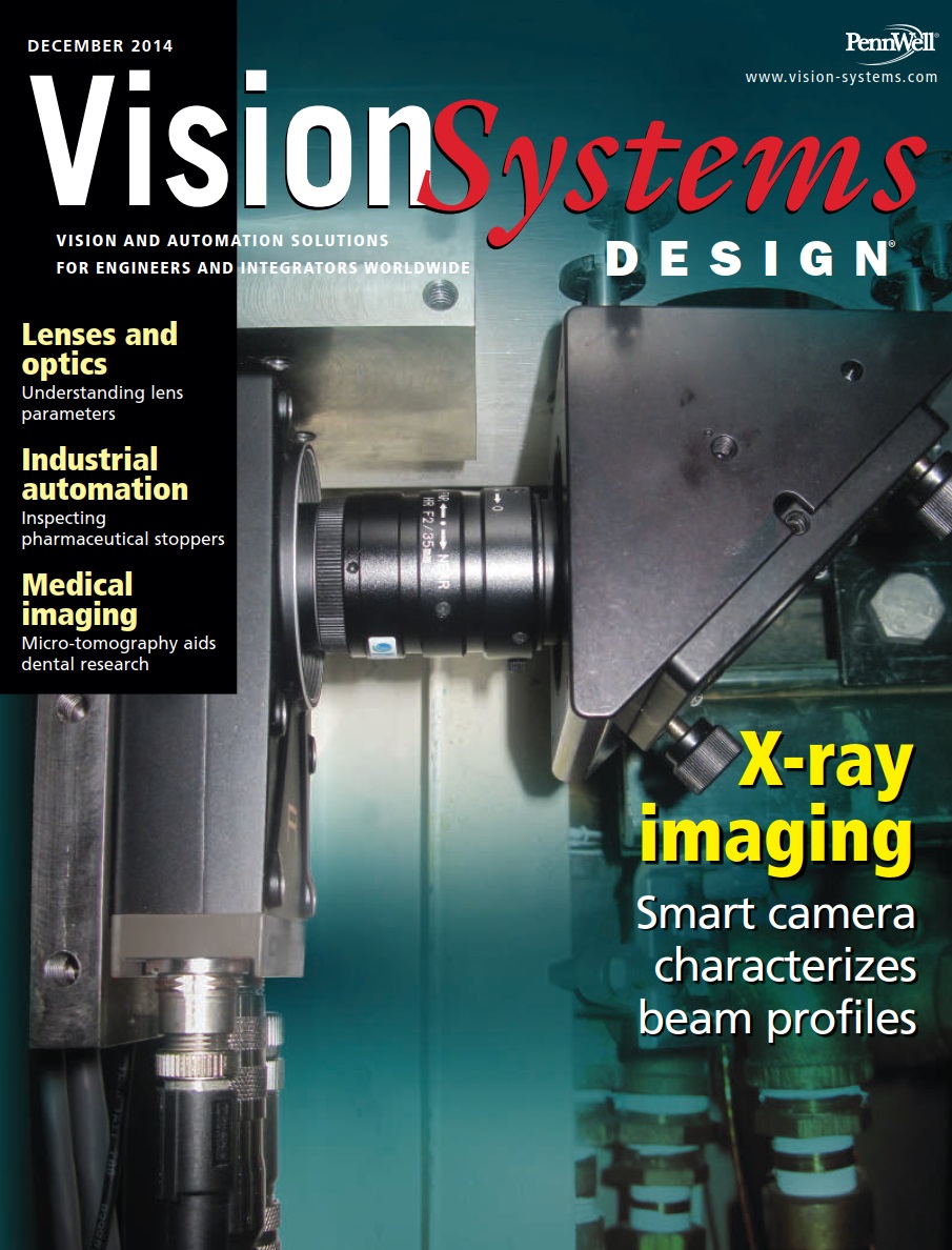 vision systems design camera monitors x-ray beams